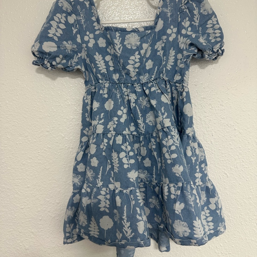 Vince Camuto Blue Floral Kids Dress